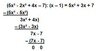 Polynomdivision Beispiel