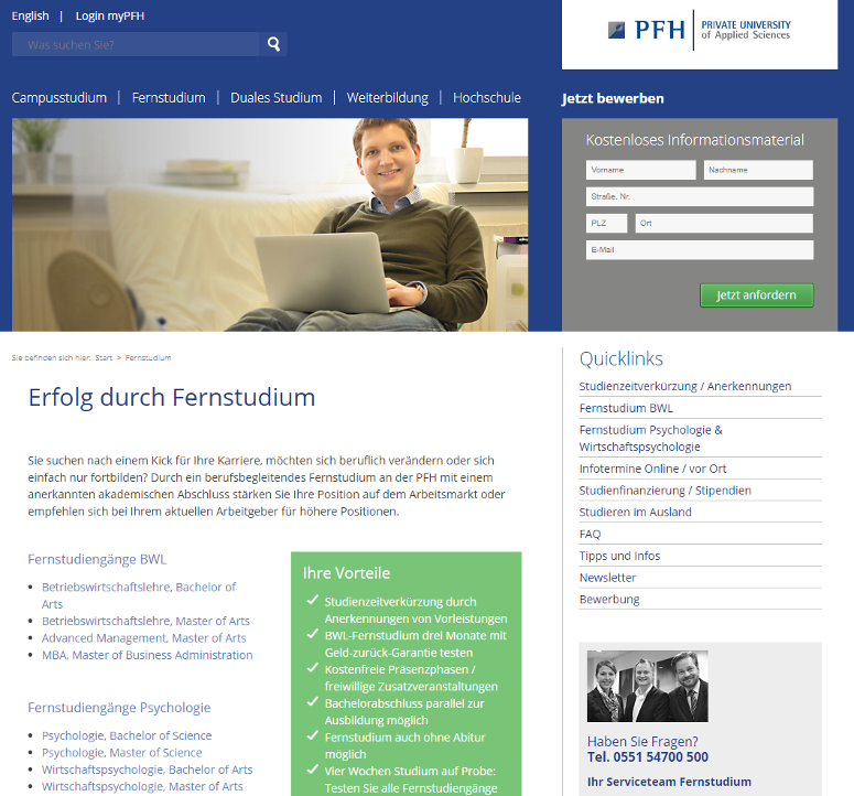 PFH Fernstudium